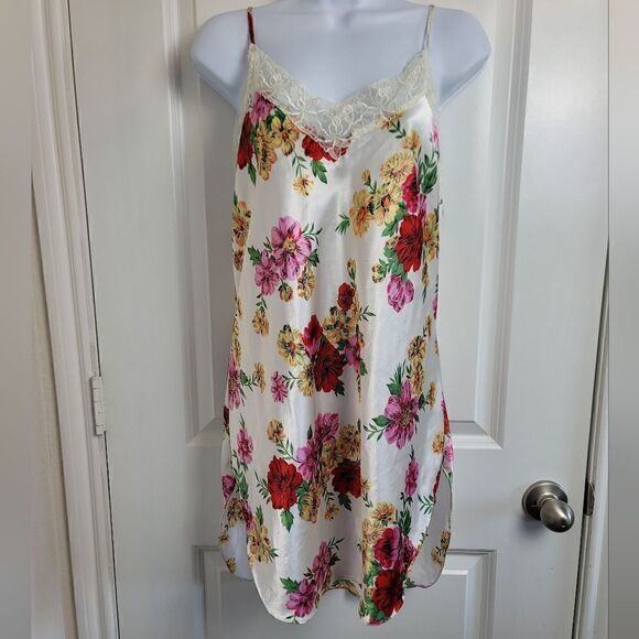 80S VINTAGE- VICTORIA'S SECRET Gold Label Slip Dress - Picture 1 of 12
